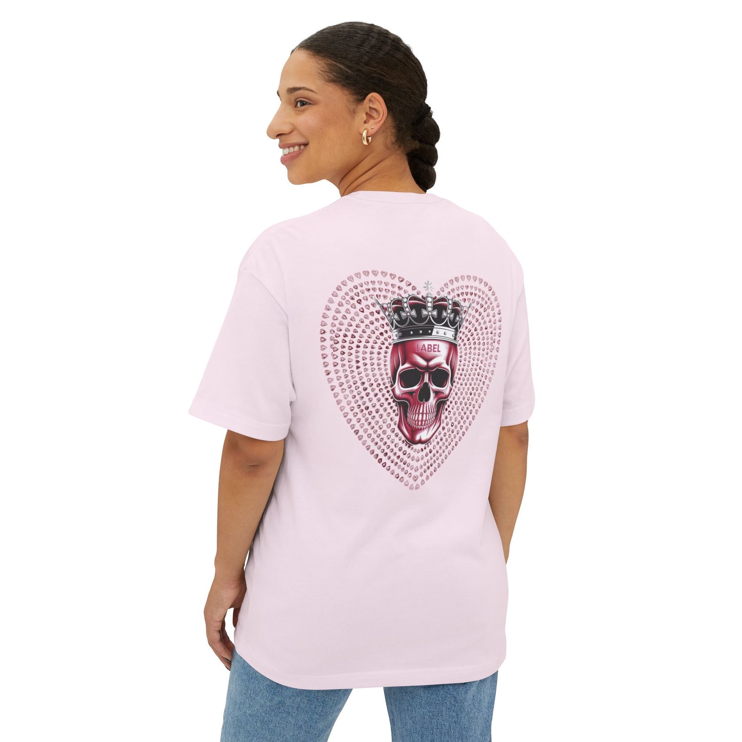 Skull & Heart — Oversized Tee