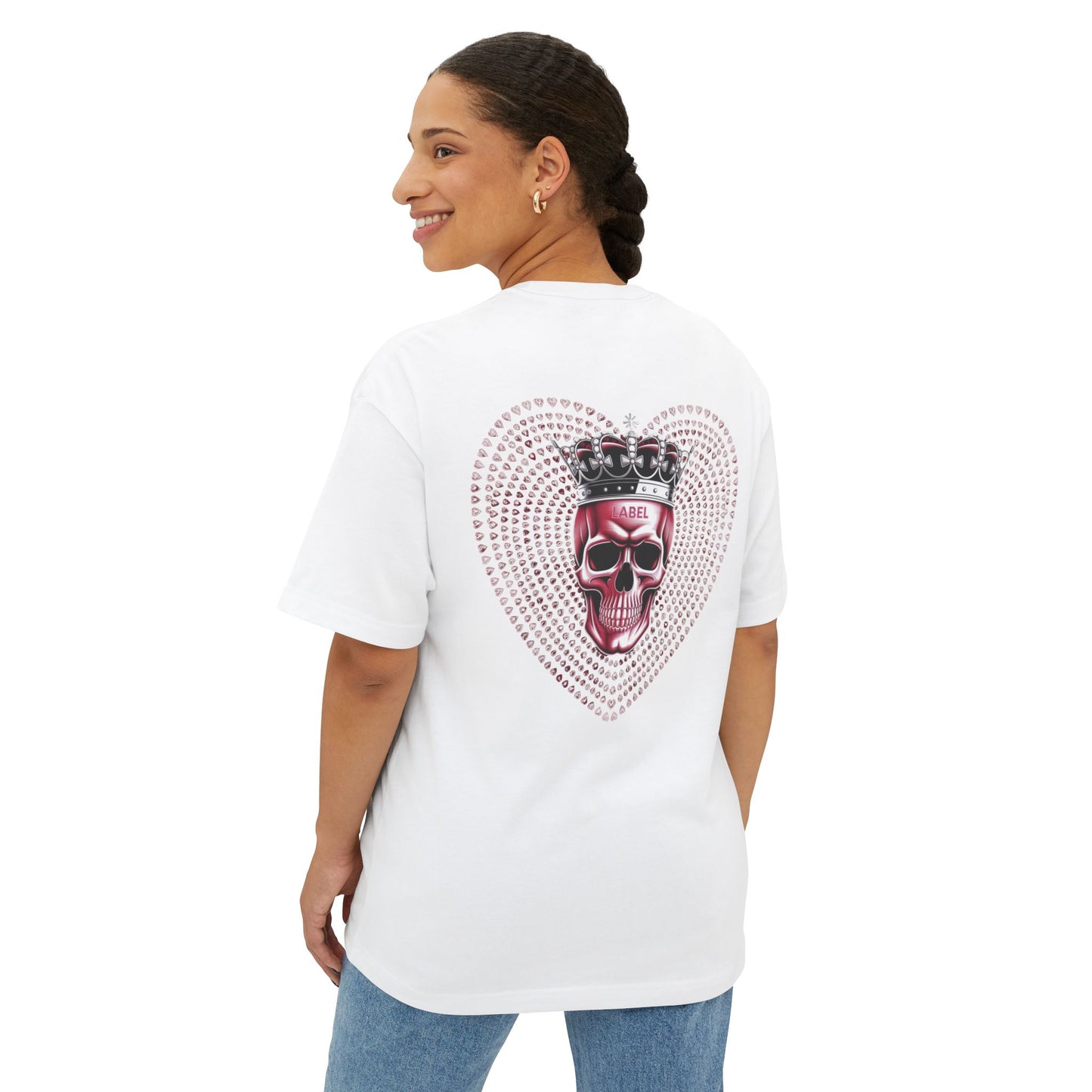 Skull & Heart — Oversized Tee