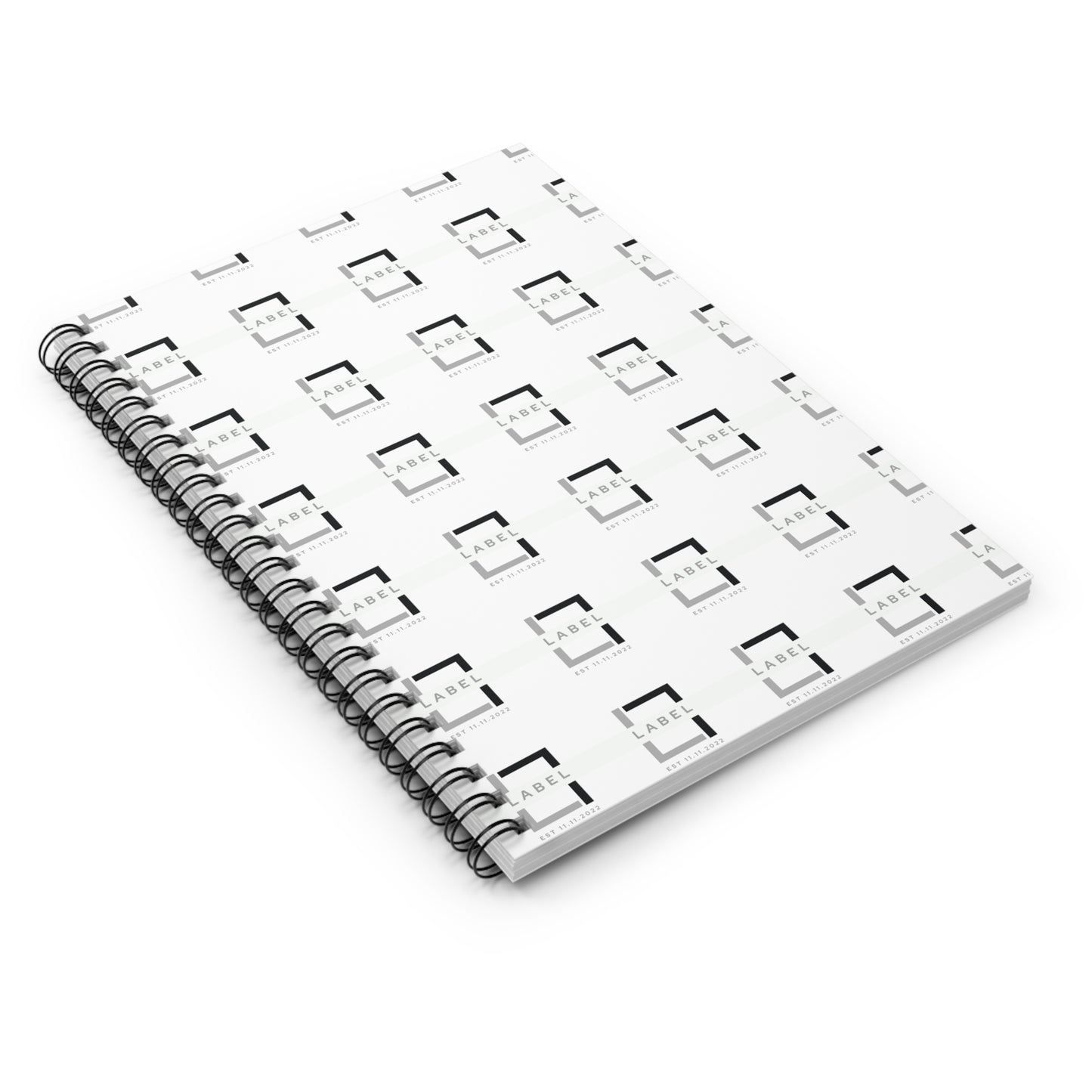 LABEL — Spiral Notebook