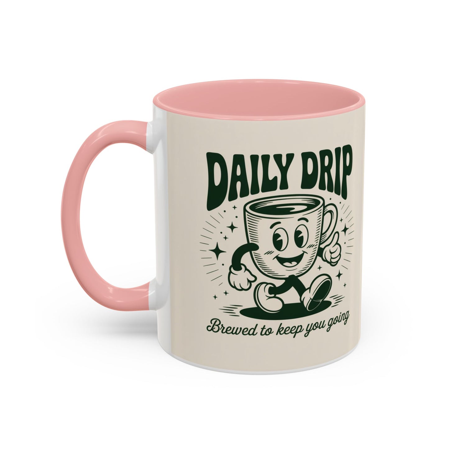 Coffee Drip Accent Mug — LABEL