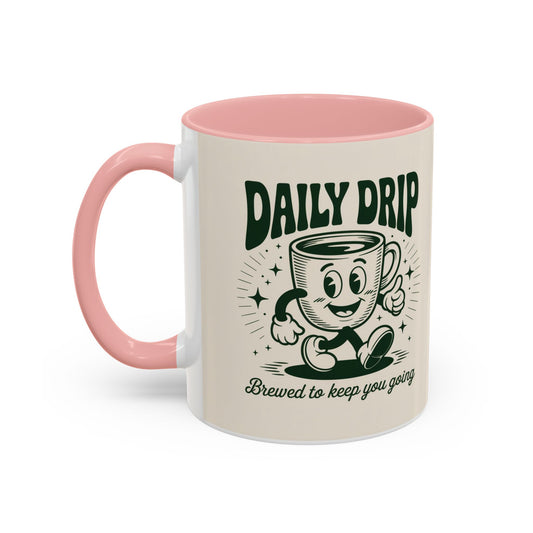 Coffee Drip Accent Mug — LABEL