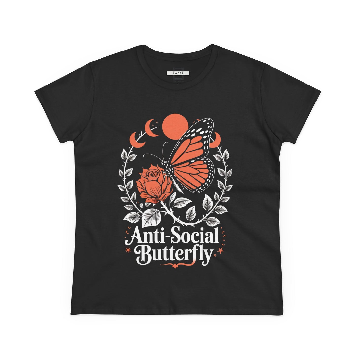 Anti-Social Butterfly Women's Tee — LABEL