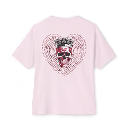 Skull & Heart Oversized Tee — LABEL