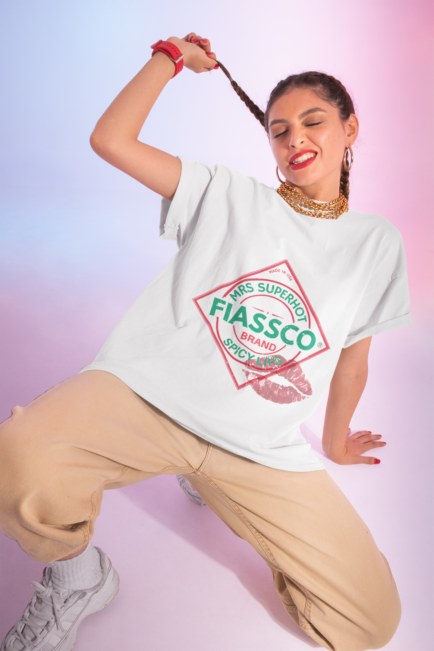 Spicy Lips — Women's Softstyle Tee