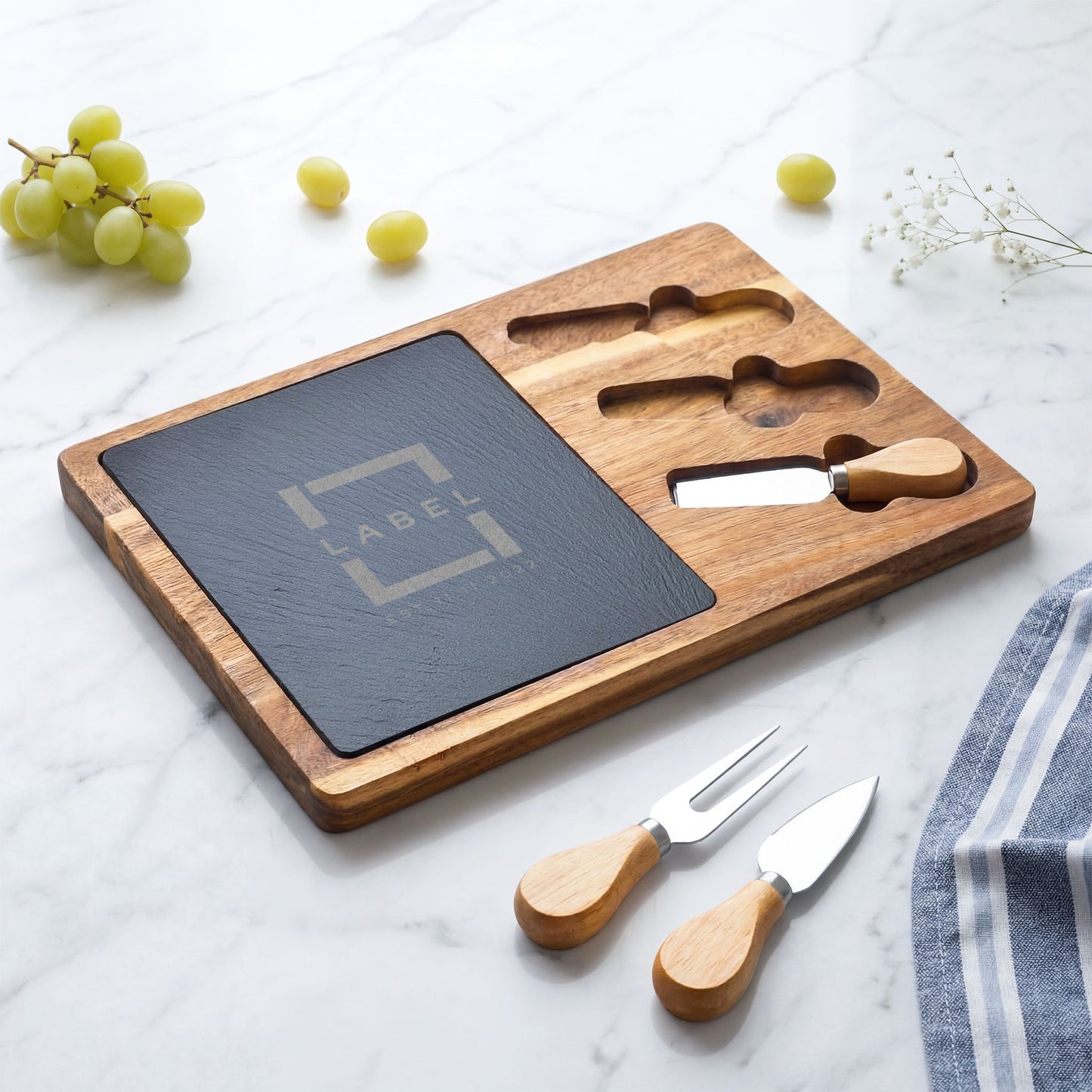 The Bracket — Charcuterie Board (Engraved)