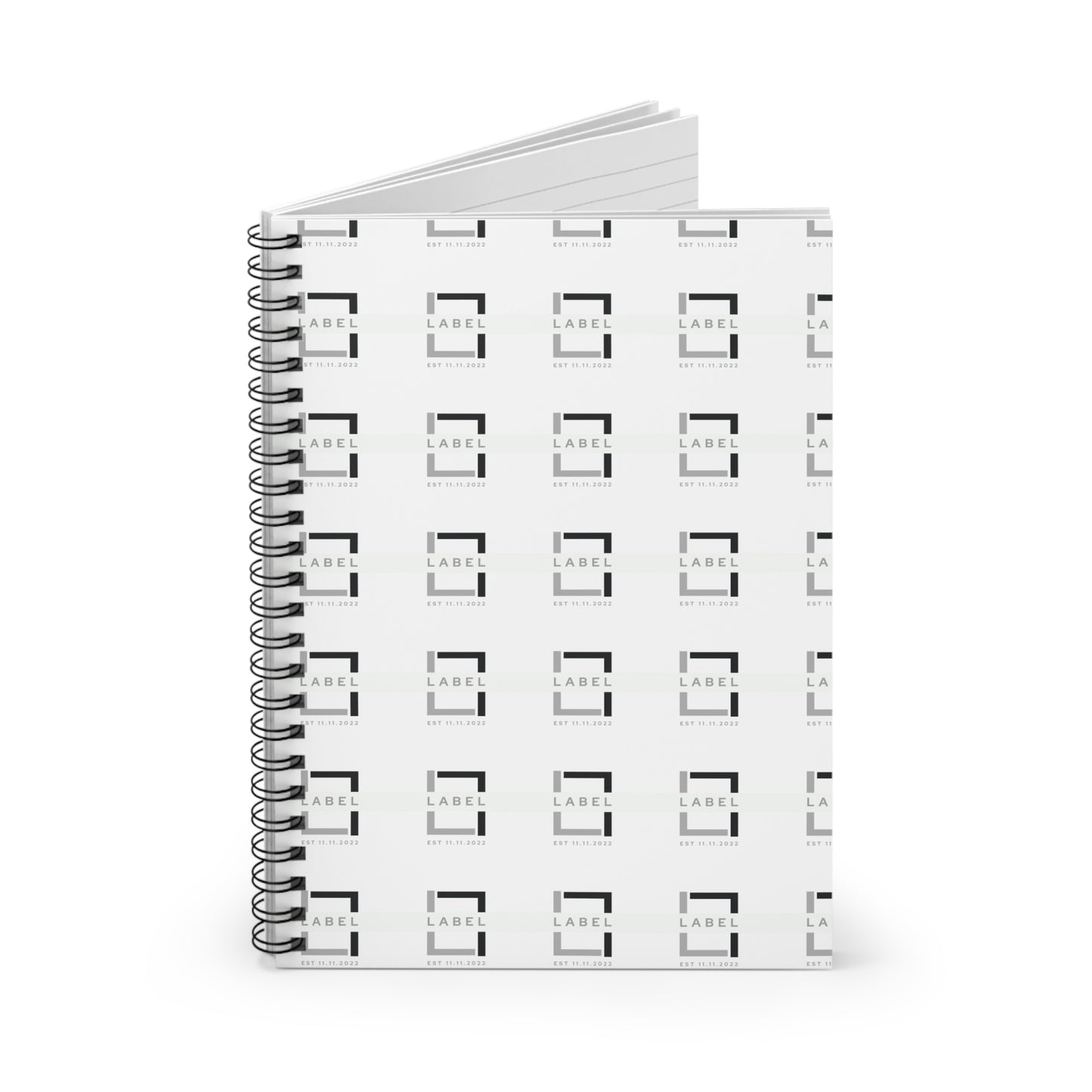 LABEL — Spiral Notebook