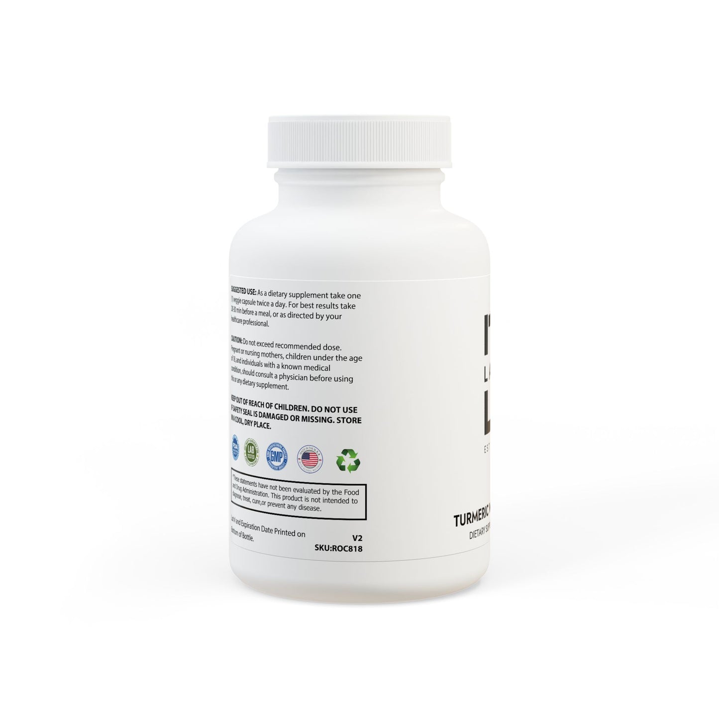 LABEL — Turmeric with BioPerine