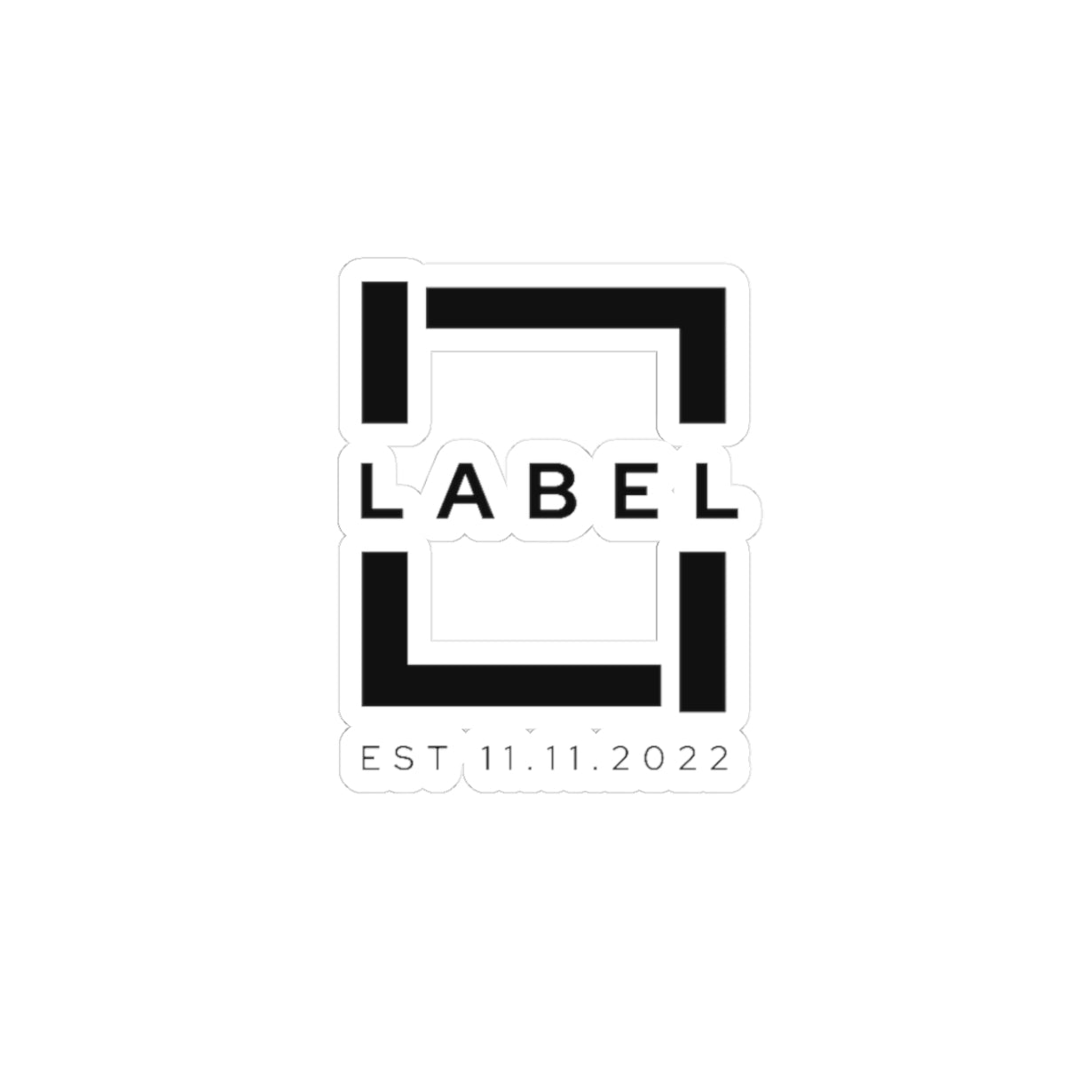LABEL — Kiss-Cut Sticker