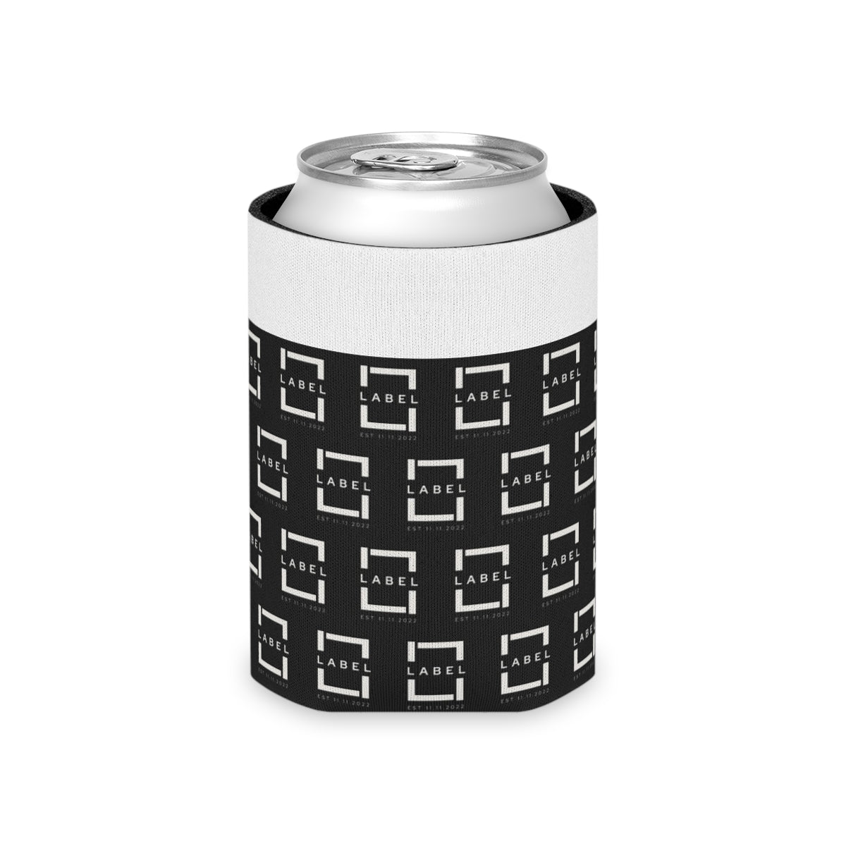LABEL Can Cooler with can